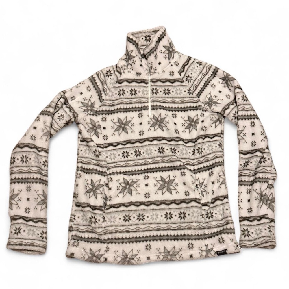 Eddie Bauer Gray Fleece Jacket